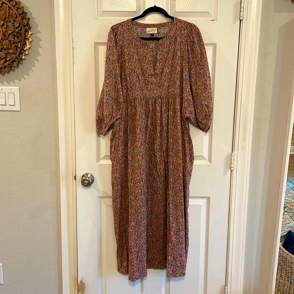 Universal Thread Floral Maxi Dress, XL